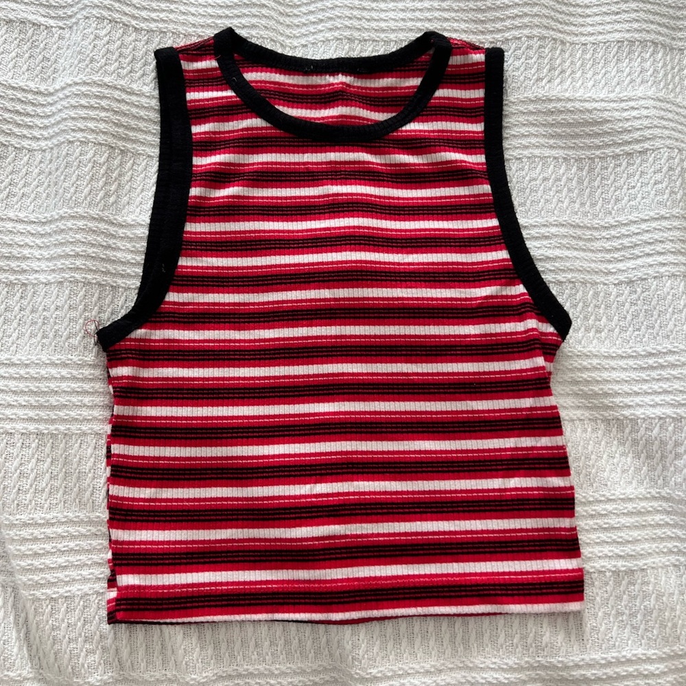 Red Striped Tank
